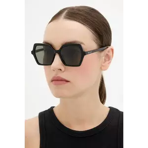 Alexander McQueen ochelari de soare culoarea negru, AM0537S imagine