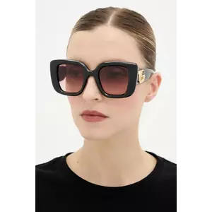 Gucci ochelari de soare culoarea negru, GG1975S imagine