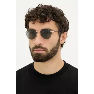 Montblanc ochelari de soare culoarea gri, MB0428S imagine