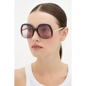 Chloé ochelari de soare culoarea bordo, CH0327S imagine