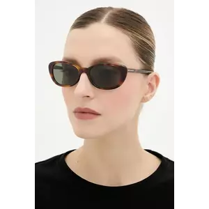 Saint Laurent ochelari de soare culoarea maro, SL 822 imagine