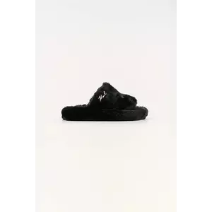 Karl Lagerfeld papuci de casă HYPNOS culoarea negru, KL80674 imagine