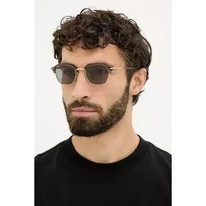 Montblanc ochelari de soare culoarea maro, MB0390S imagine