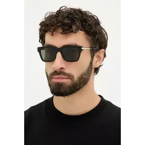 Alexander McQueen ochelari de soare culoarea negru, AM0519S imagine