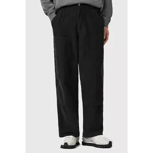 AllSaints pantaloni de bumbac DUNSTAN culoarea negru, drept, M008TD imagine