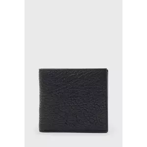 AllSaints portofel de piele ELKKA culoarea negru, M295XB imagine