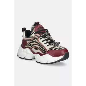 Buffalo sneakers Binary Glam culoarea bordo, 1636515-RCL imagine