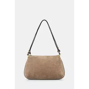 Pollini poșetă de piele culoarea verde, PC4407PP0N QD1 imagine