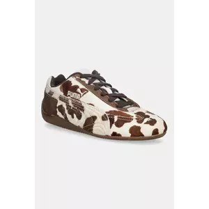 Puma sneakers din piele Speedcat Cow Wns culoarea maro, 406141 imagine