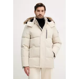 MOOSE KNUCKLES geacă de puf CLOUD culoarea bej, de iarnă, oversize, M35MJ178S imagine