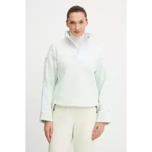 Helly Hansen hanorac fleece IMPERIAL culoarea verde, uni, 49581 imagine