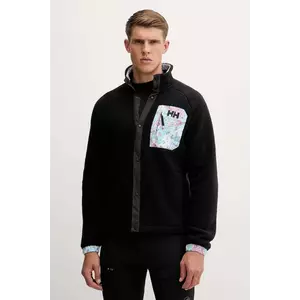 Helly Hansen hanorac fleece PANORAMA culoarea negru, uni, 63348 imagine