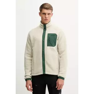 Helly Hansen hanorac fleece PANORAMA culoarea bej, uni, 63348 imagine