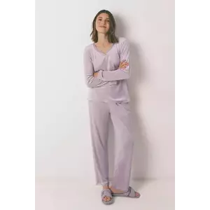 women'secret pijama culoarea violet, 3592436 imagine