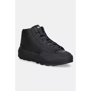 adidas sneakers din piele Acesmash Mid culoarea negru, JQ5543 imagine