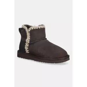 Answear.LAB cizme de zapada din piele intoarsa culoarea maro imagine