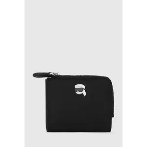 Karl Lagerfeld portofel culoarea negru, A4W32012 imagine