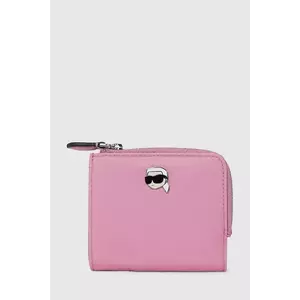 Karl Lagerfeld portofel culoarea roz, A4W32012 imagine