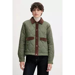 Pepe Jeans geacă culoarea verde, de tranziție, PL4024342 imagine