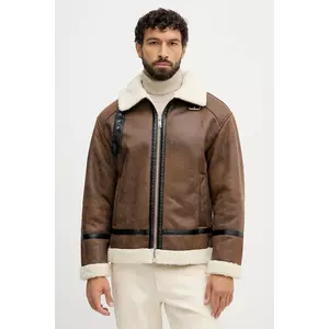 Lindbergh geacă culoarea maro, de tranziție, oversize, 30-301124 imagine