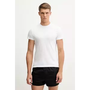 Just Cavalli tricou din bumbac 2-pack culoarea alb, uni, 79OAJU03 CJUT1 imagine