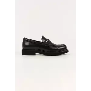 Karl Lagerfeld pantofi de piele KINGSTON culoarea negru, KL12213 imagine