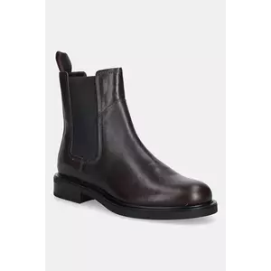 Vagabond Shoemakers ghete chelsea de piele FREYA culoarea maro, cu toc plat, 6006-101-31 imagine