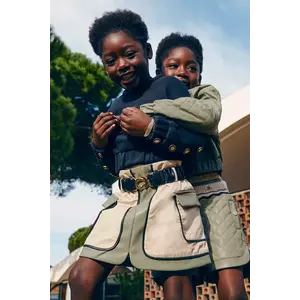 Abel&Lula fustă culoarea verde, mini, drept, 5523 imagine