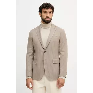 Michael Kors jachetă cu lână culoarea bej, MK0SB01141 imagine