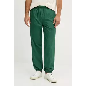 Lacoste pantaloni de trening culoarea verde, uni, XH8909 imagine