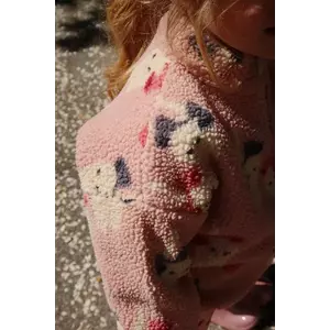 Konges Sløjd geacă JODY TEDDY JACKET GRS culoarea roz, KS104478 imagine