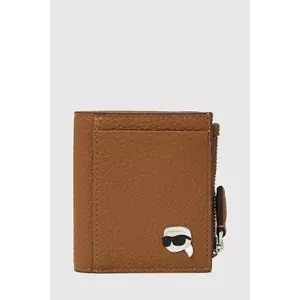 Karl Lagerfeld portofel culoarea maro, A4W32005 imagine