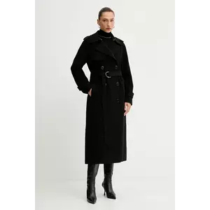 MICHAEL Michael Kors haină cu lână culoarea negru, 77A7150M21 imagine