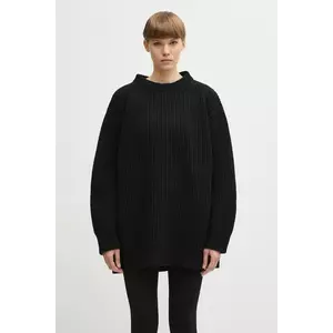 MM6 Maison Margiela pulover din amestec de lână culoarea negru, călduros, S62HL0042.M13192.900 imagine