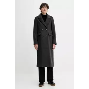 Pepe Jeans haină cu lână culoarea gri, PL4024361 imagine