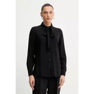 Silvian Heach cămașă COMPARIS culoarea negru, cu guler clasic, regular, GPA25473CA imagine