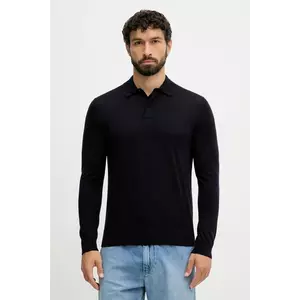 United Colors of Benetton pulover de lână culoarea bleumarin, light, 11AHU301P imagine