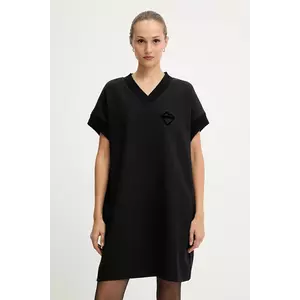 Iceberg rochie culoarea negru, mini, oversize, H011 6331 imagine