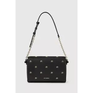 Karl Lagerfeld poșetă de piele culoarea negru, A4W30109 imagine