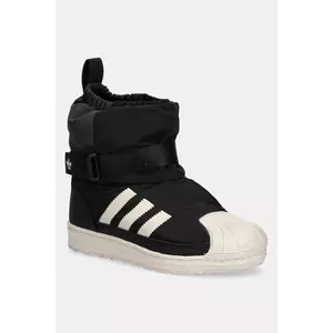 adidas Originals cizme de iarnă copii SUPERSTAR 360 WTR BOOT culoarea negru, JQ7949 imagine