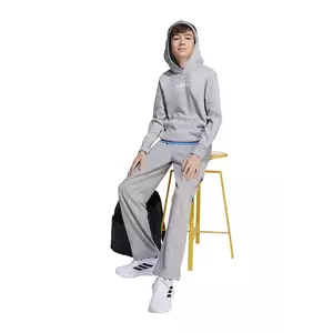 adidas bluză copii culoarea gri, cu glugă, cu imprimeu, JN2432 imagine