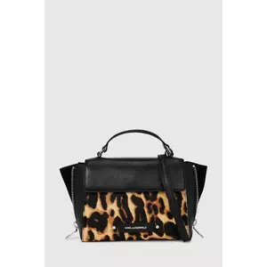 Karl Lagerfeld poșetă de piele culoarea maro, A4W30272 imagine