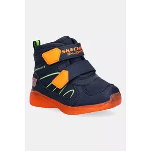 Skechers cizme de iarnă pentru copii ILLUMI-BRIGHTS - SPLASH BEAMS culoarea bleumarin, 407613N imagine