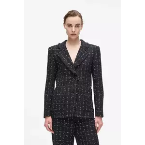 Karl Lagerfeld sacou culoarea maro, un singur rând de nasturi, uni, A4W14033 imagine