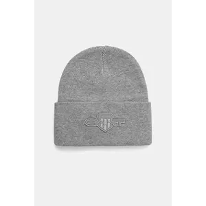 Gant căciulă din amestec de lână culoarea gri, 9910050 imagine