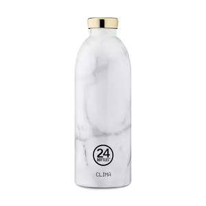 24bottles sticla termica Clima Bottle 850 ml Carrara culoarea alb, Clima.850.Carrara imagine