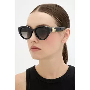 Gucci ochelari de soare culoarea negru, GG1976SK imagine