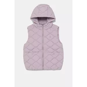United Colors of Benetton vestă copii culoarea violet, 2IGGCJ013 imagine