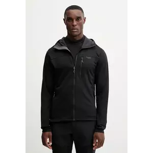 Haglöfs hanorac în aer liber Rosson culoarea negru, cu glugă, uni, 607605 imagine