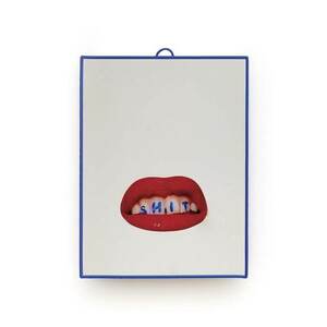 Seletti oglinda de perete Small Shit imagine